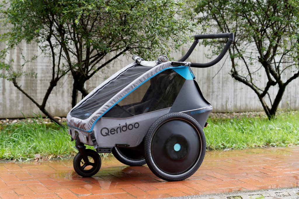 Electrically assisted bicycle trailer with WELLGO drive